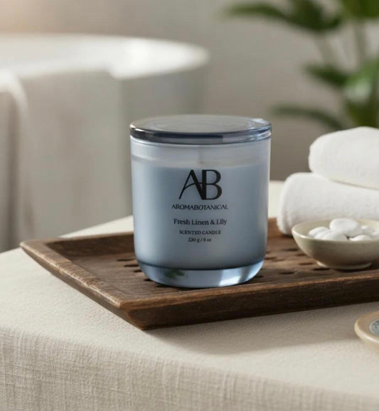 AB Fresh Linen & Lily Candle
