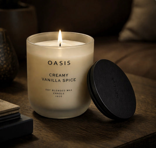 Oasis Creamy Vanilla Spice Candle